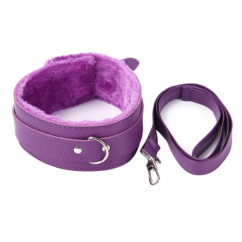 Beginners Bdsm Adult Games Bondage Set of 8 pcs Purple - Image 4