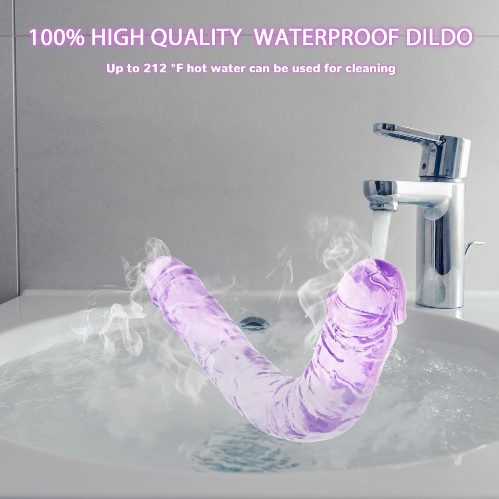 TOYBOY DIPLO Purple Double Ended Dildo 33cm - Image 6