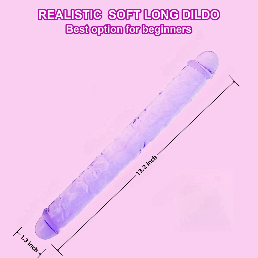 TOYBOY DIPLO Purple Double Ended Dildo 33cm - Image 7