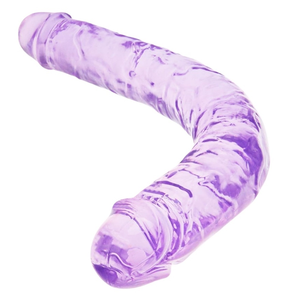 TOYBOY DIPLO Purple Double Ended Dildo 33cm - Image 4