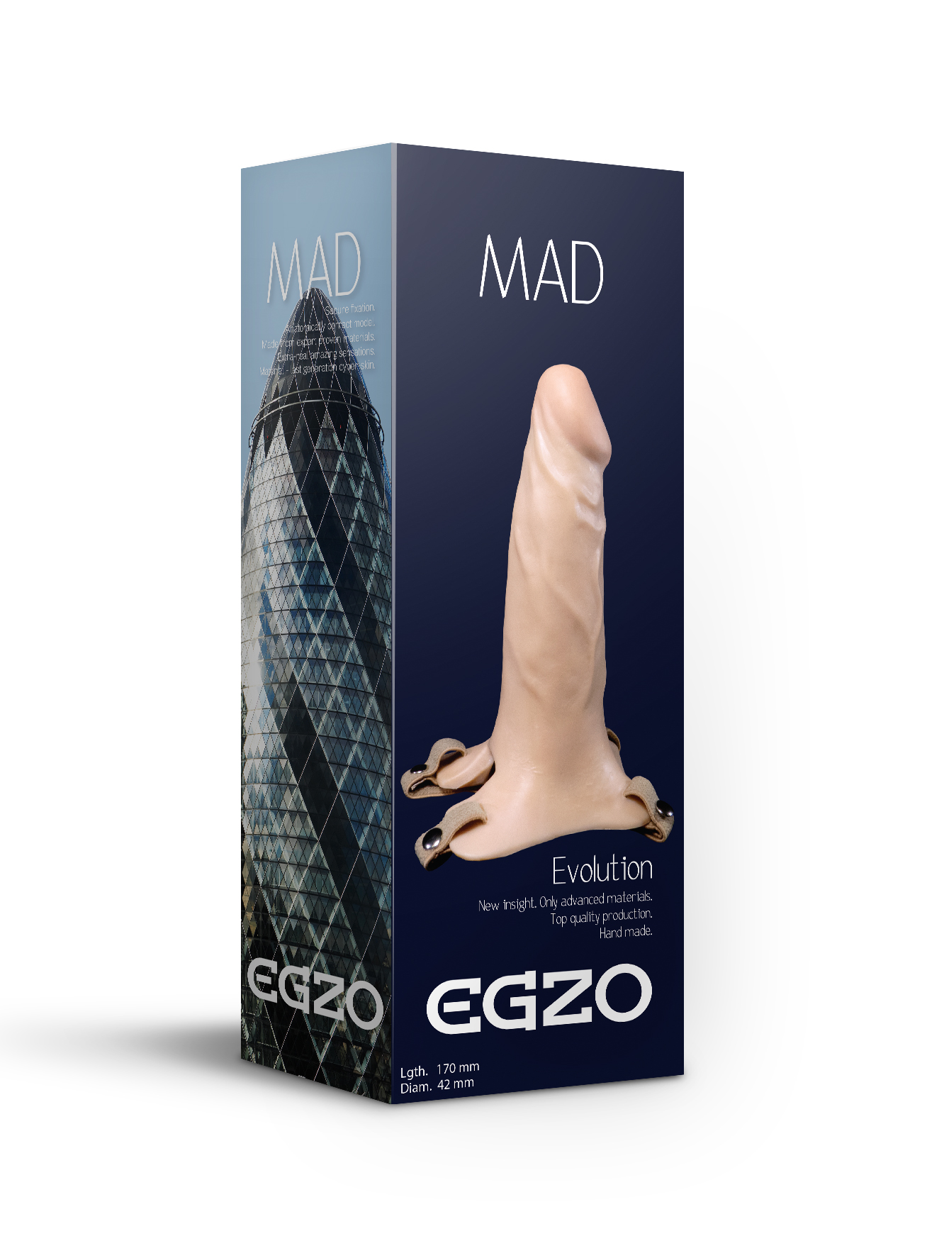 Egzo FH008 Hollow Strap-on 17 cm - Image 2