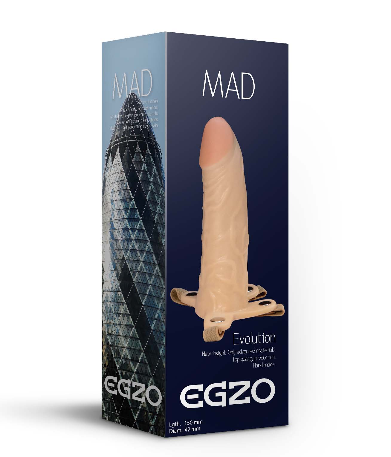 Egzo Hollow Strap-on for Him 15 cm - Image 2
