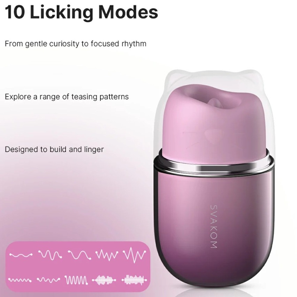 SVAKOM Klitty Clitoral Stimulator Dusty Lavender - Image 4