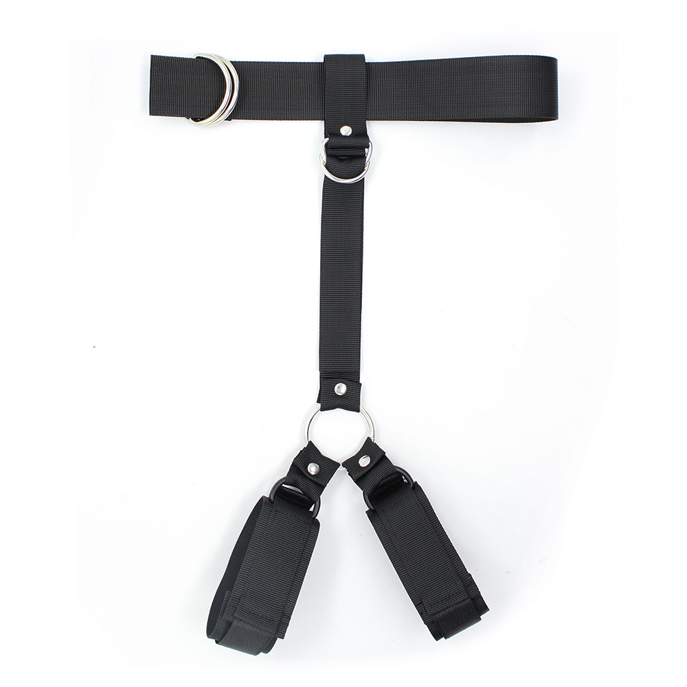 Body Harness Strap Restraints One Piece Neck Collar with Wrist Cuffs - Image 2
