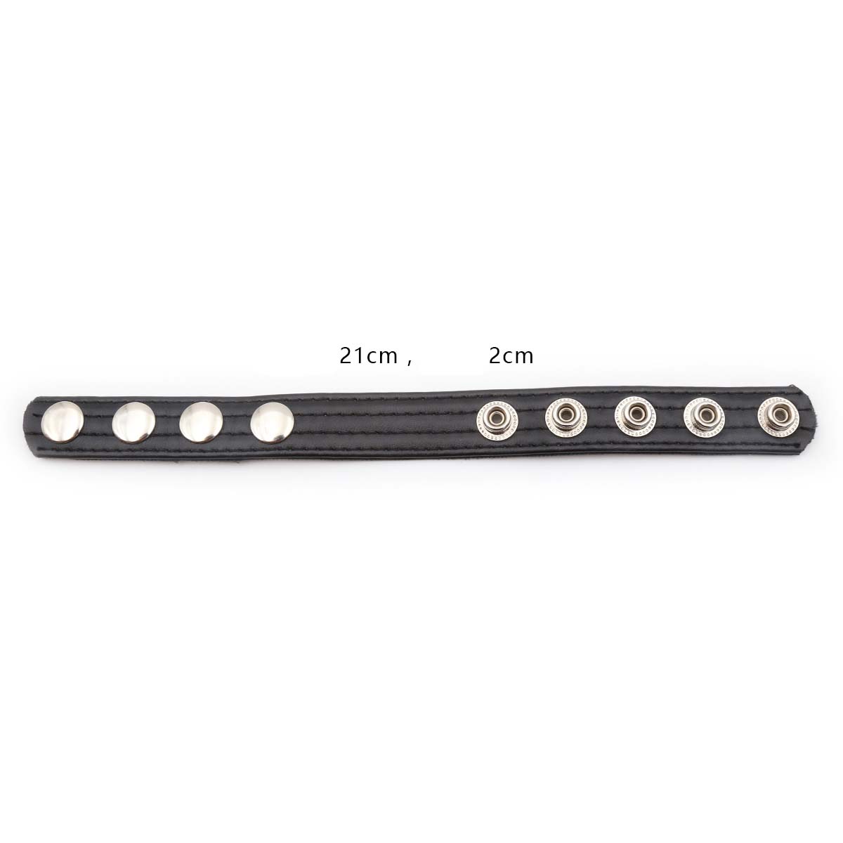 Naughty Toys Adjustable Studded Cock Strap Ring - Image 3