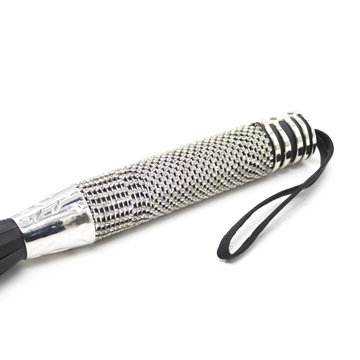 Naughty Toys Whip with Rhinestone Handle 45cm - Image 2