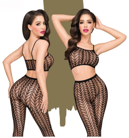 Penthouse Work It Out Black Lingerie Set XL - Image 2