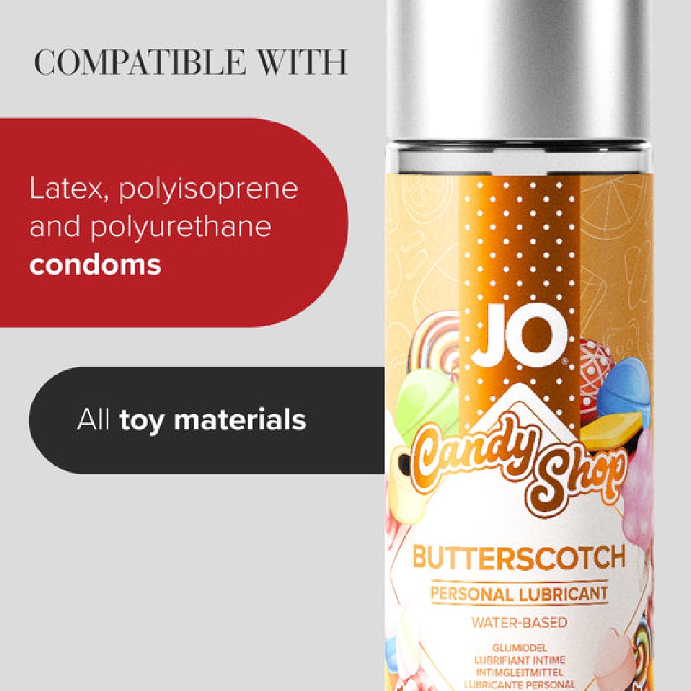 System JO Candy Shop H2O Butterscotch Lubricant 60ml - Image 3