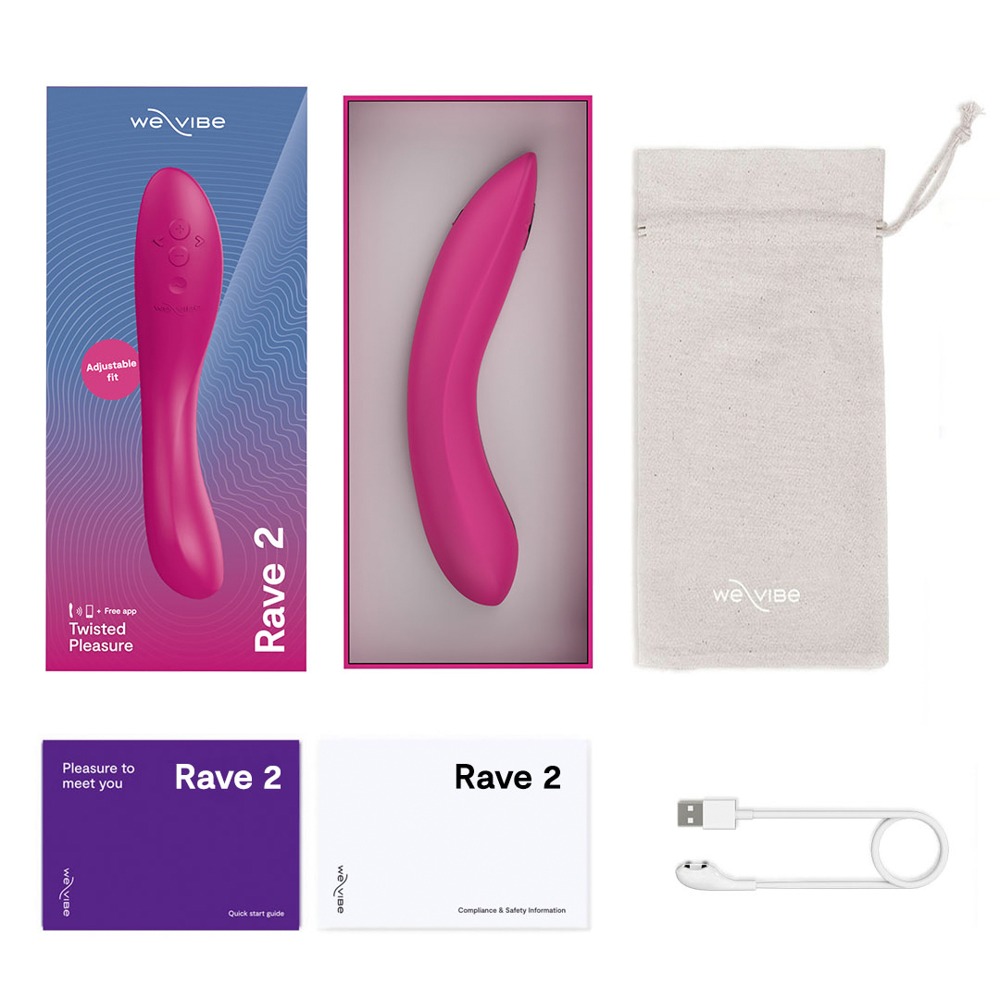 We Vibe Rave 2 Quiet G-spot vibrator PINK - Image 2