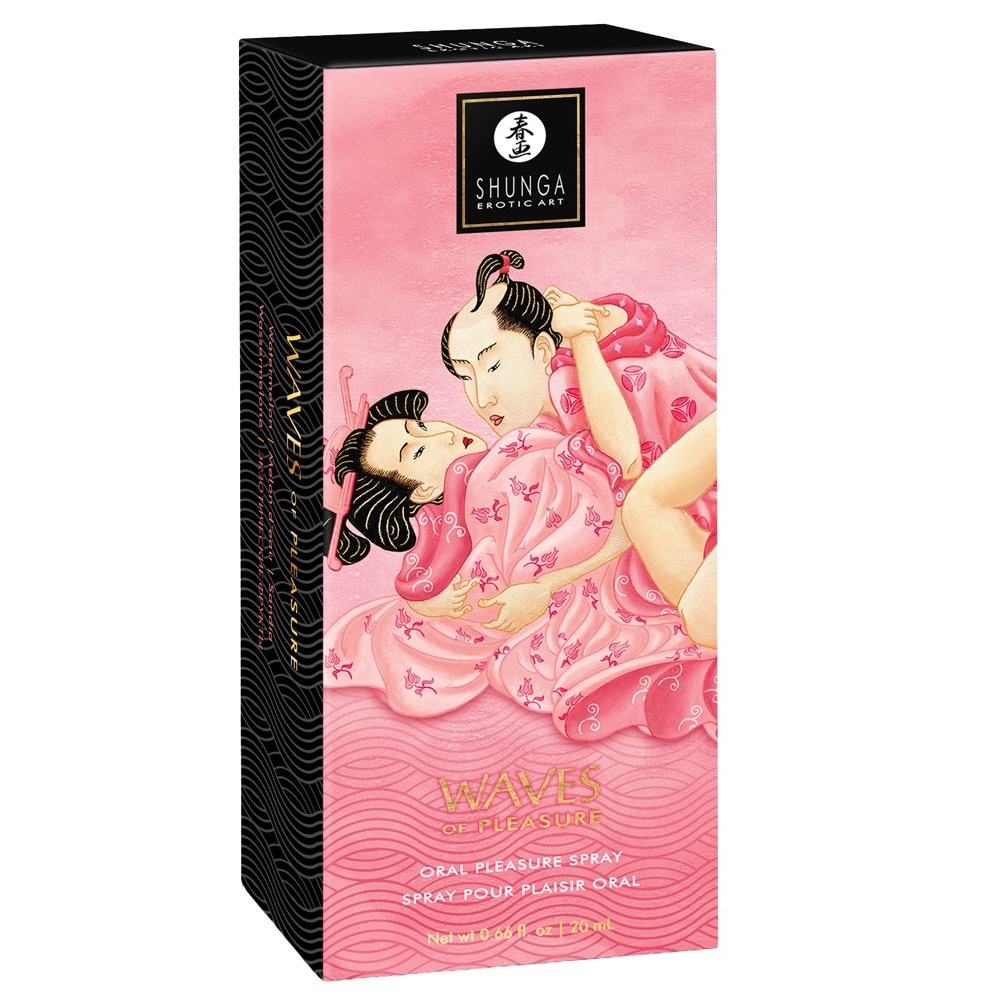 Shunga Waves of Pleasure Watermelon Mouth Spray 20ml - Image 3