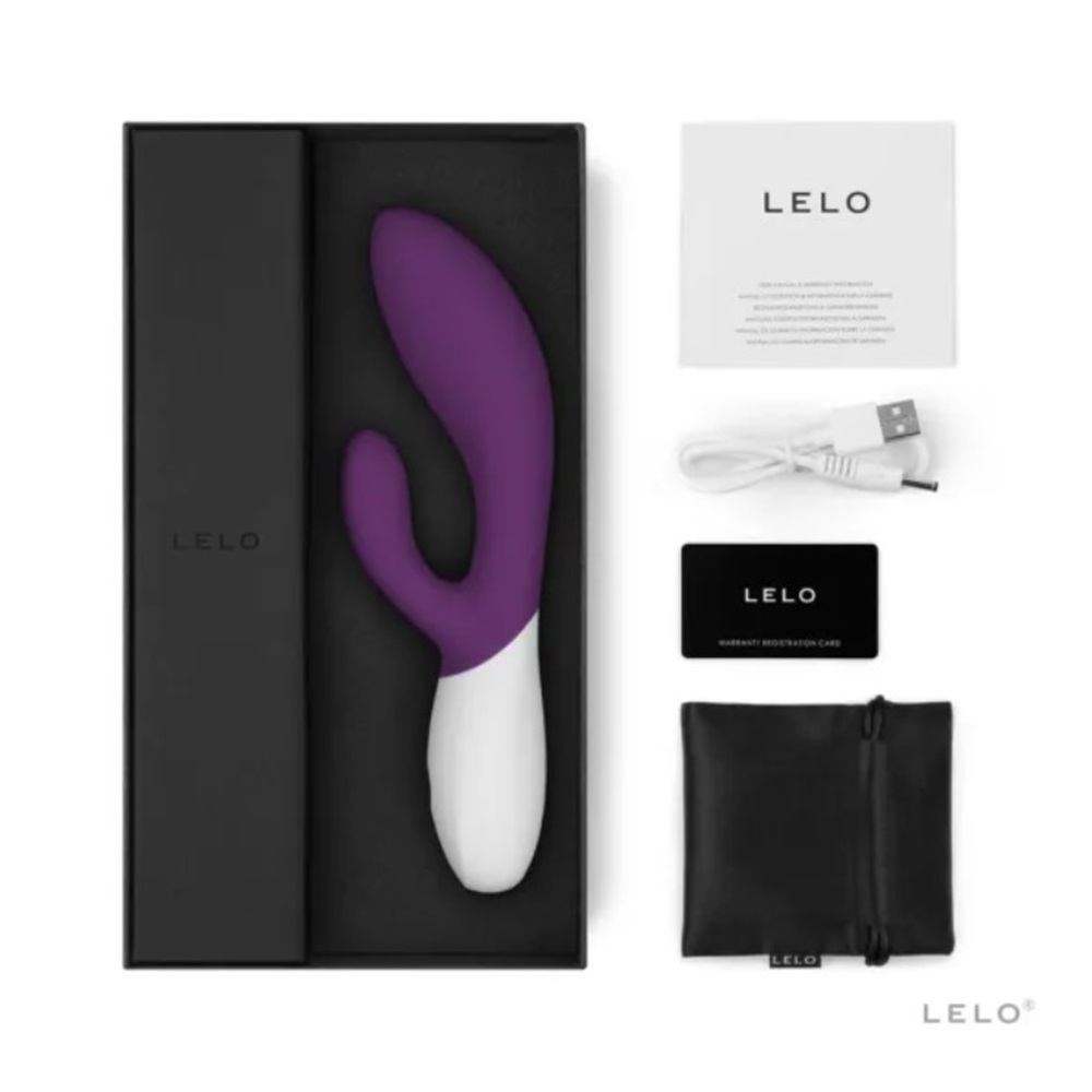 Lelo Ina Wave 2 Rabbit Vibrator Purple - Image 2