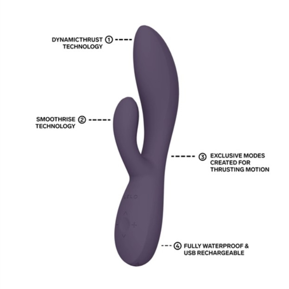 Lelo Ina Thrust Rabbit Vibrator Purple Twilight - Image 3