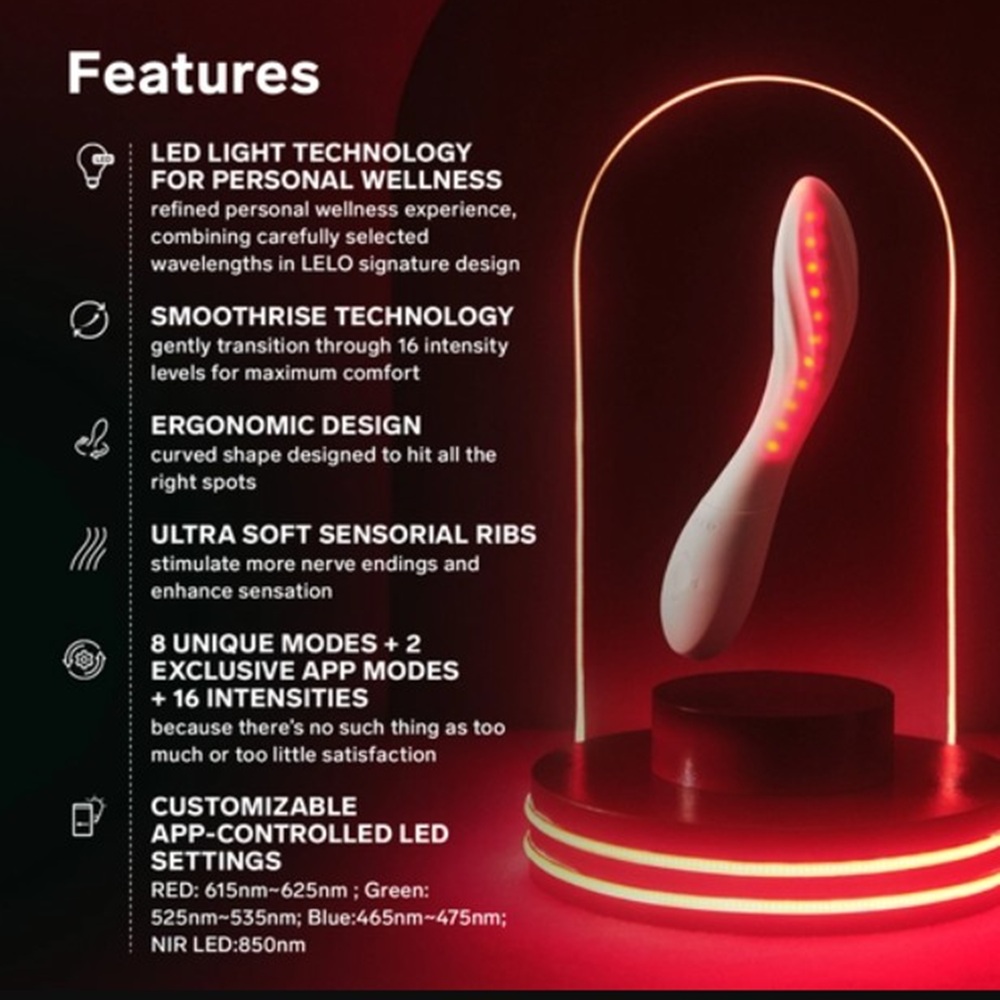 Lelo Mona Spectra red light intimate wellness massager - Image 6