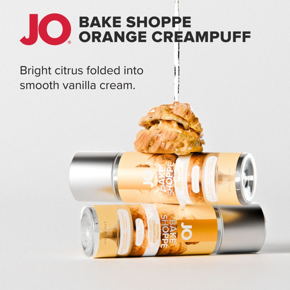 System Jo Bake Shoppe Orange Creampuff Lubricant 60 ml - Image 4