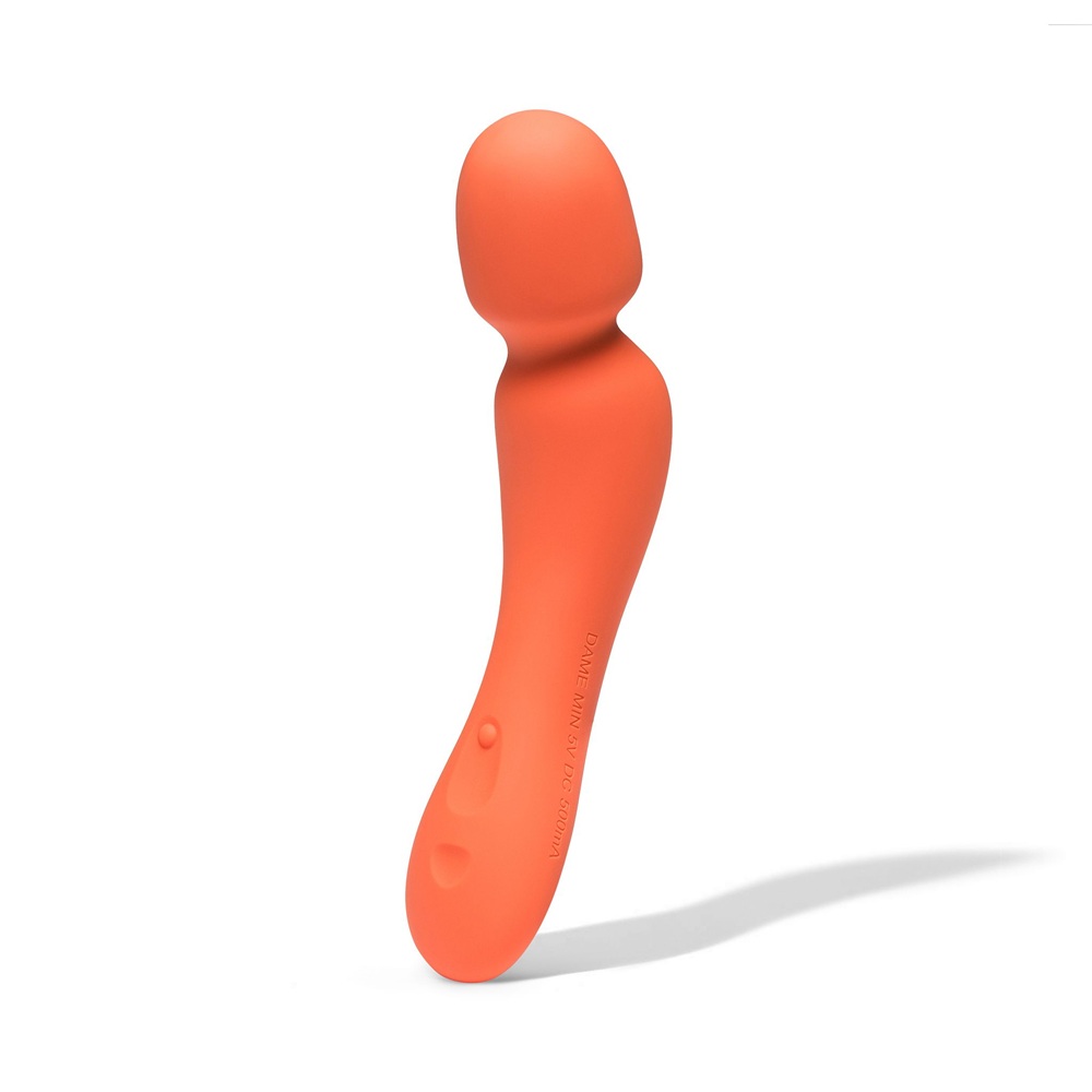 Dame Min Mini Wand Vibrator Papaya - Image 5