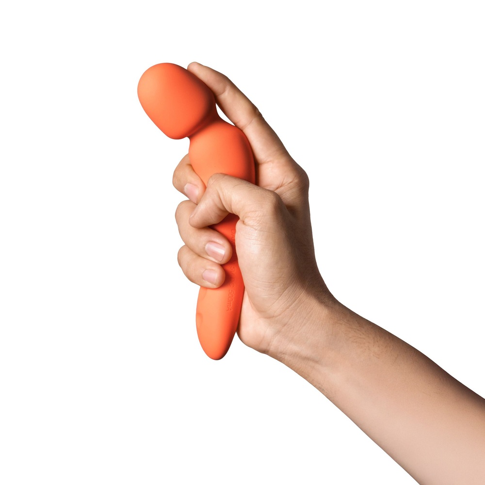 Dame Min Mini Wand Vibrator Papaya - Image 3