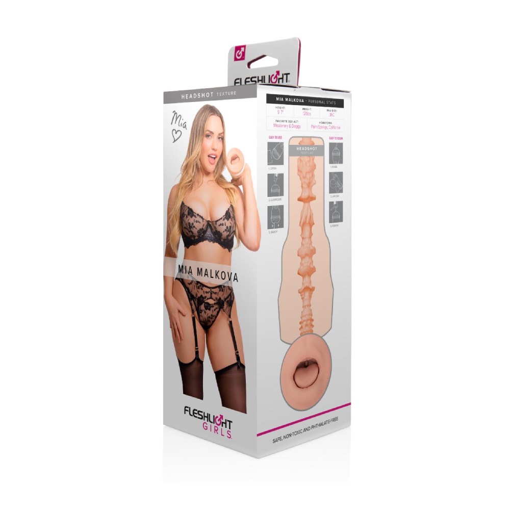 Fleshlight Girls Mia Malkova Headshot Masturbator - Image 2