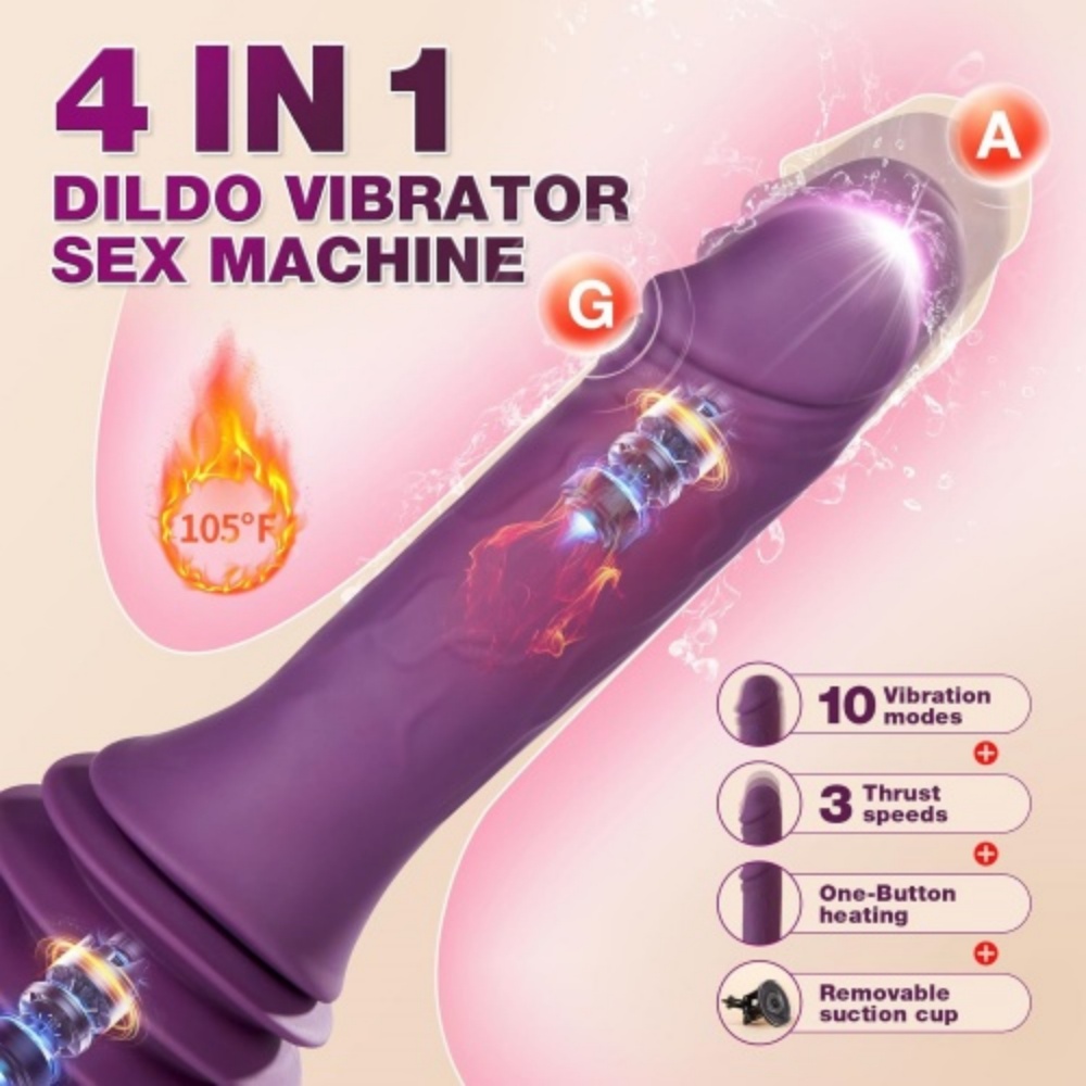 TOYBOY FORZATO Thrusting Heating Vibrator with removable cup base - Image 2