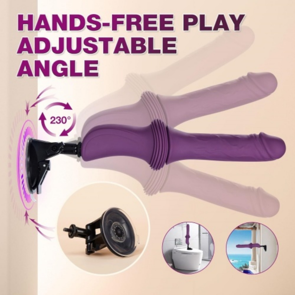 TOYBOY FORZATO Thrusting Heating Vibrator with removable cup base - Image 5