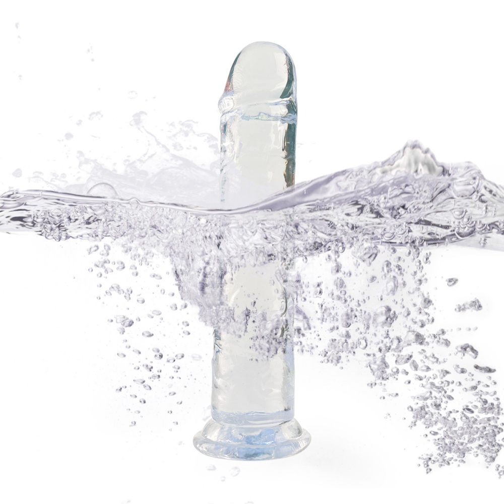 TOYBOY CARLO Clear TPE Dildo with suction cup - Image 7