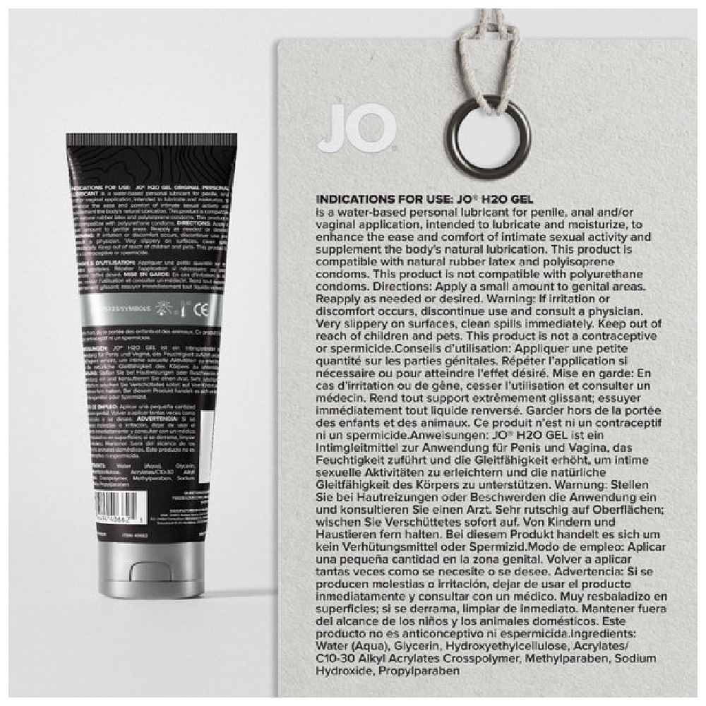 System JO H2O Gel Original Lubricant Water Based 120ml - Image 5