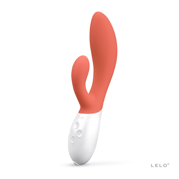 Lelo Ina 3 Rabbit Vibrator Coral - Image 11