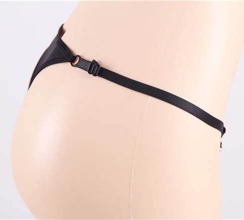 Embroidered Floral G-String Black - Image 3