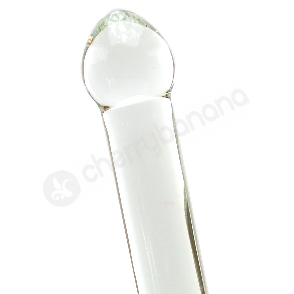 Clear Glass Penis Dong Wide Neck for Viewing the Ass 13 cm - Image 4