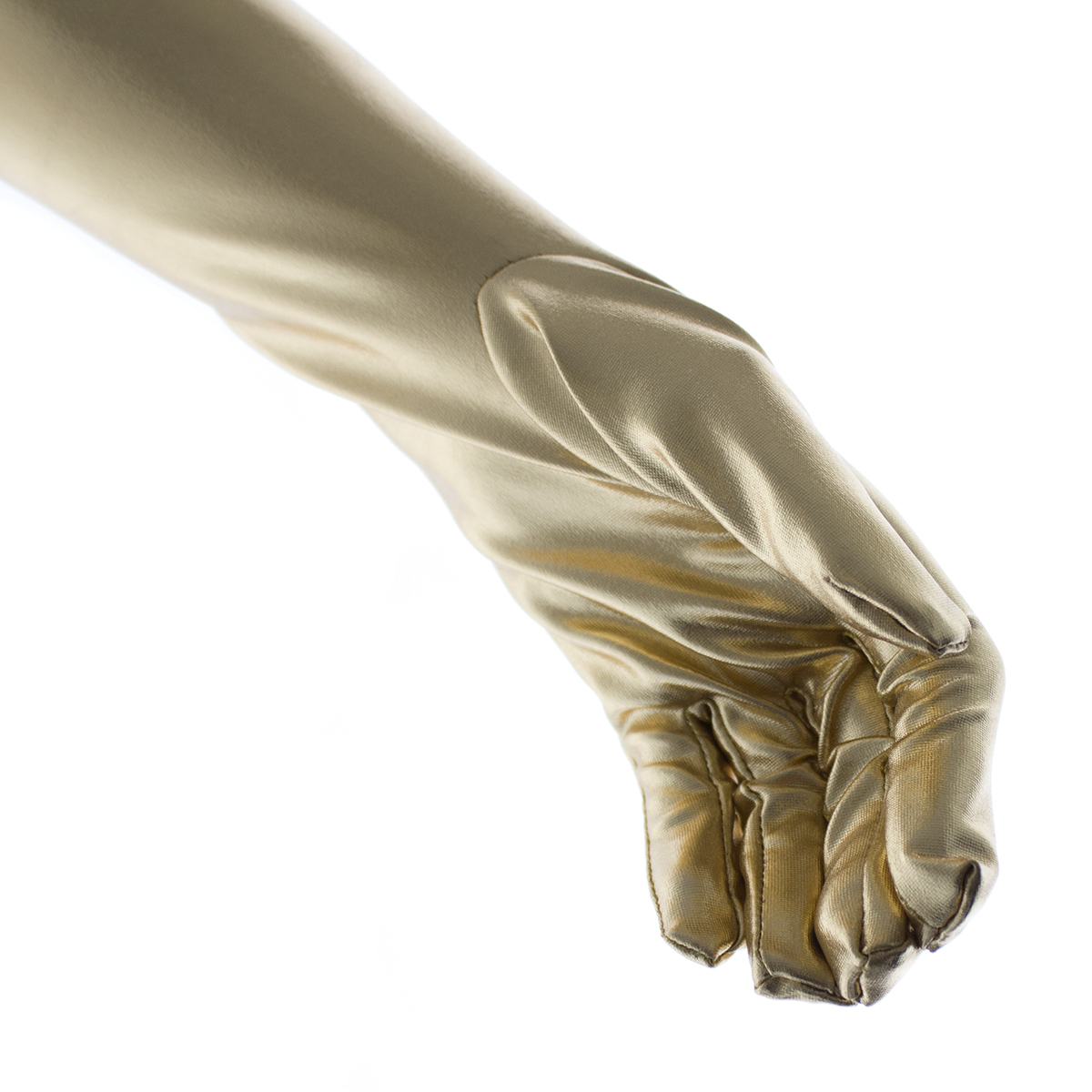 Naughty Toys Shiny Long Gloves Gold - Image 6