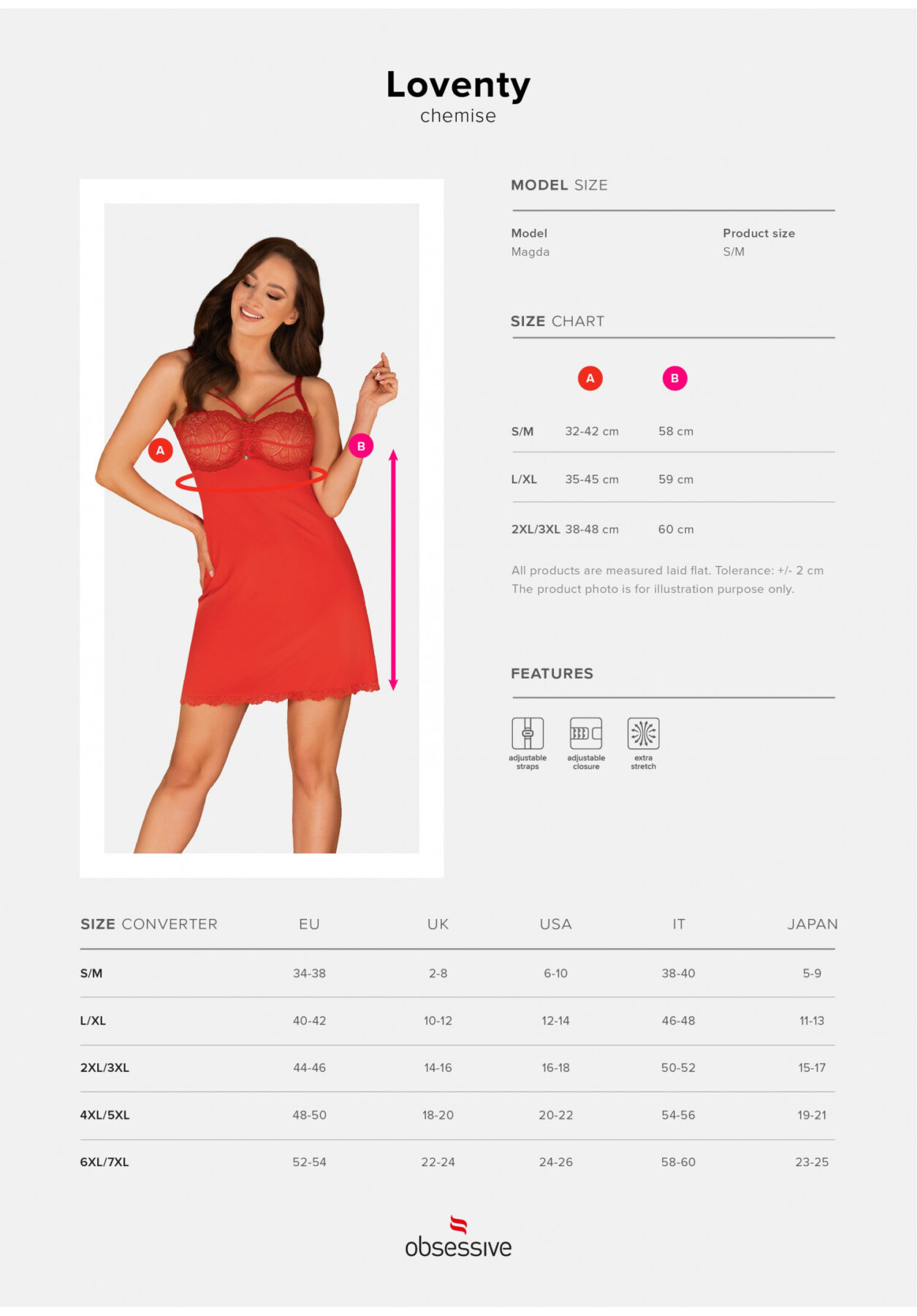 Obsessive Plus Size Charming Loventy Babydoll - Image 3
