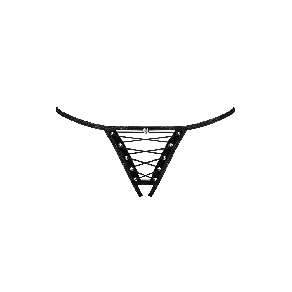 Obsessive Plus Size Provocative Remediosa Crotchless Thong - Image 3