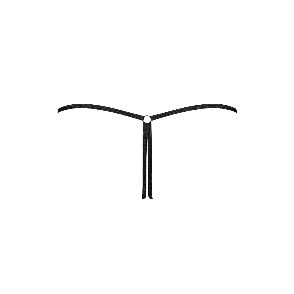 Obsessive Plus Size Provocative Remediosa Crotchless Thong - Image 4