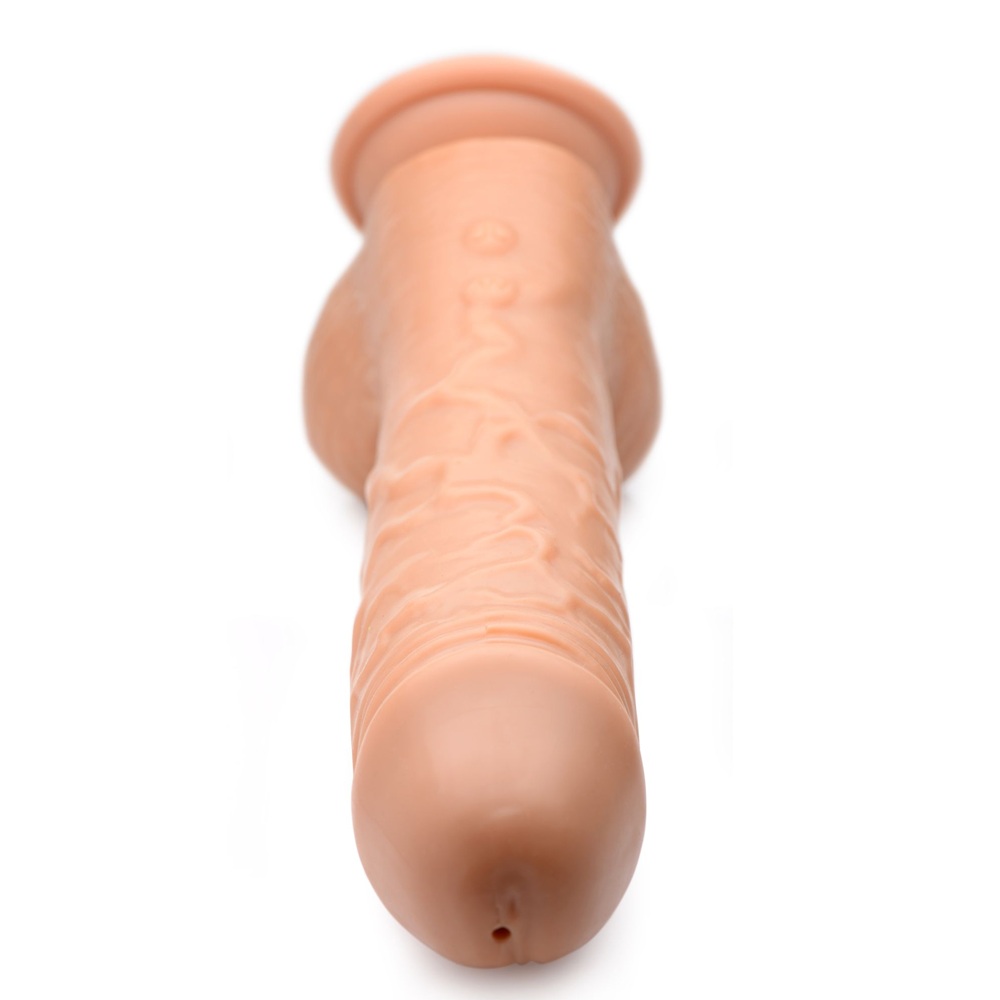 Loadz Medium tone Vibrating Squirting Dildo 21.5 cm - Image 6