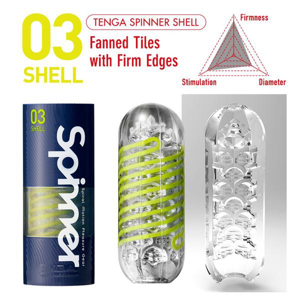 Tenga Spinner Masturbator 03 Shell - Image 5