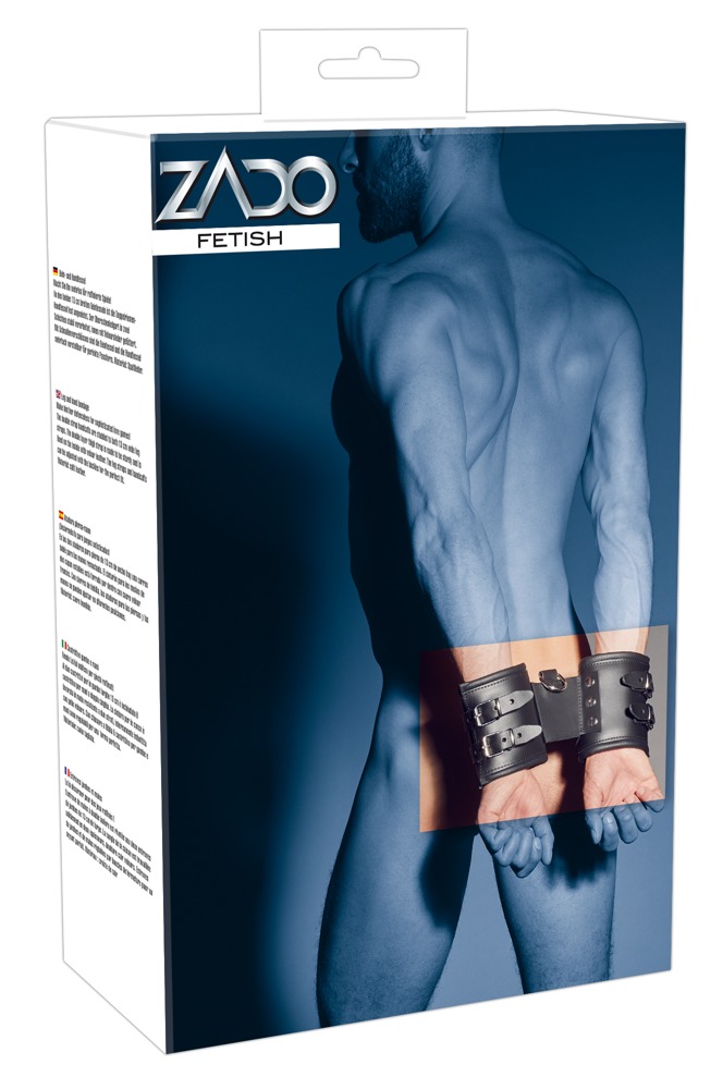 ZADO heavy duty Leather Handcuffs - Image 2