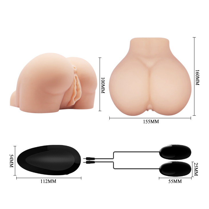 CRAZY BULL Doggy Style vibrating Vagina and Ass 1kg - Image 7