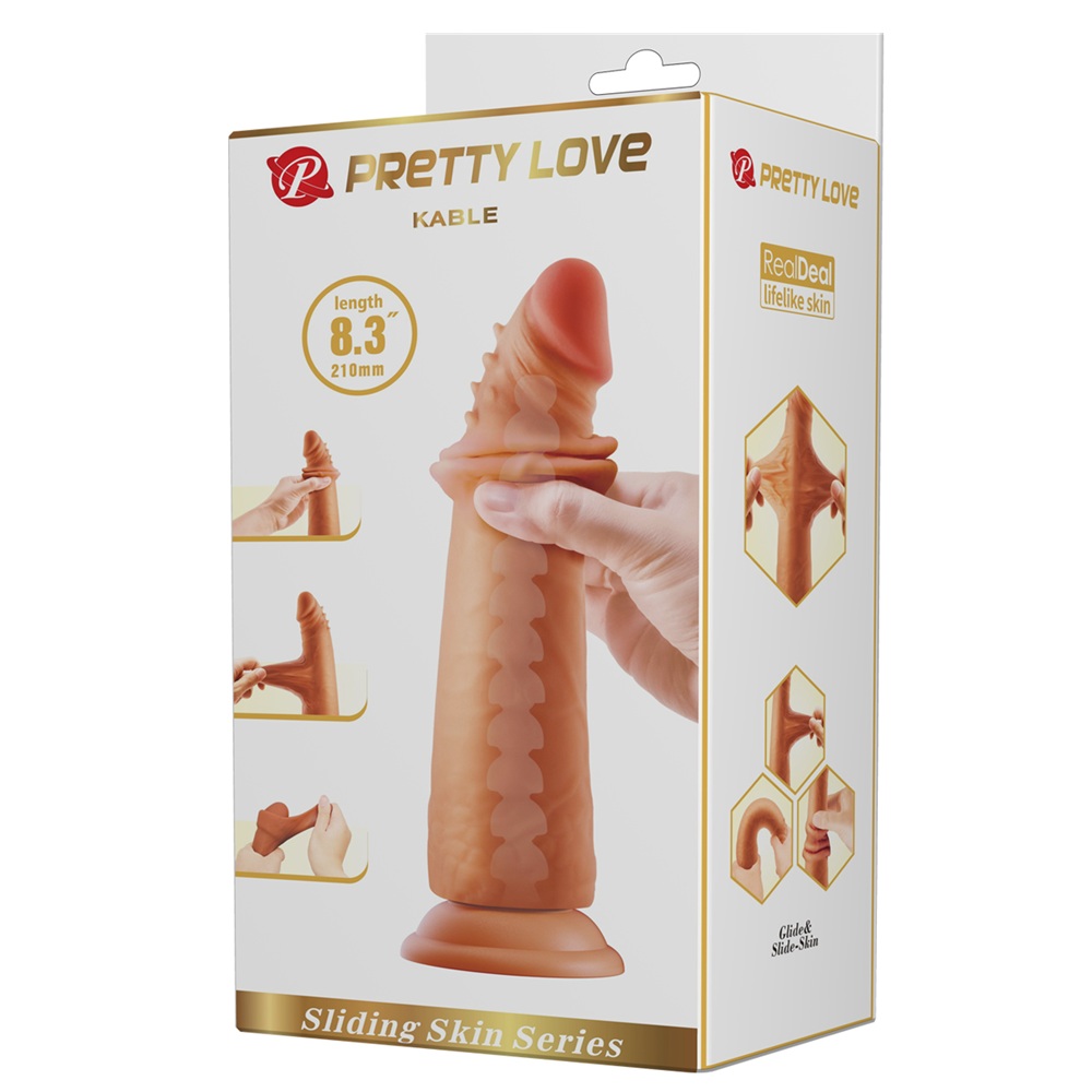 Pretty Love Kable Realistic Latino Dildo with Suction 21 x 3.7cm - Image 6
