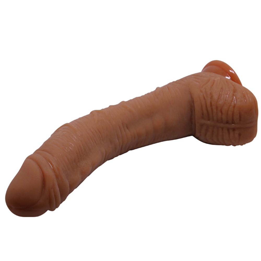 Beautiful Encounter Brown Alex dildo with suction base 10.6 - Image 5