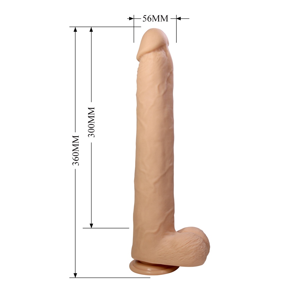 PRETTY LOVE DANNY Long realistic suctioned dildo - Image 2