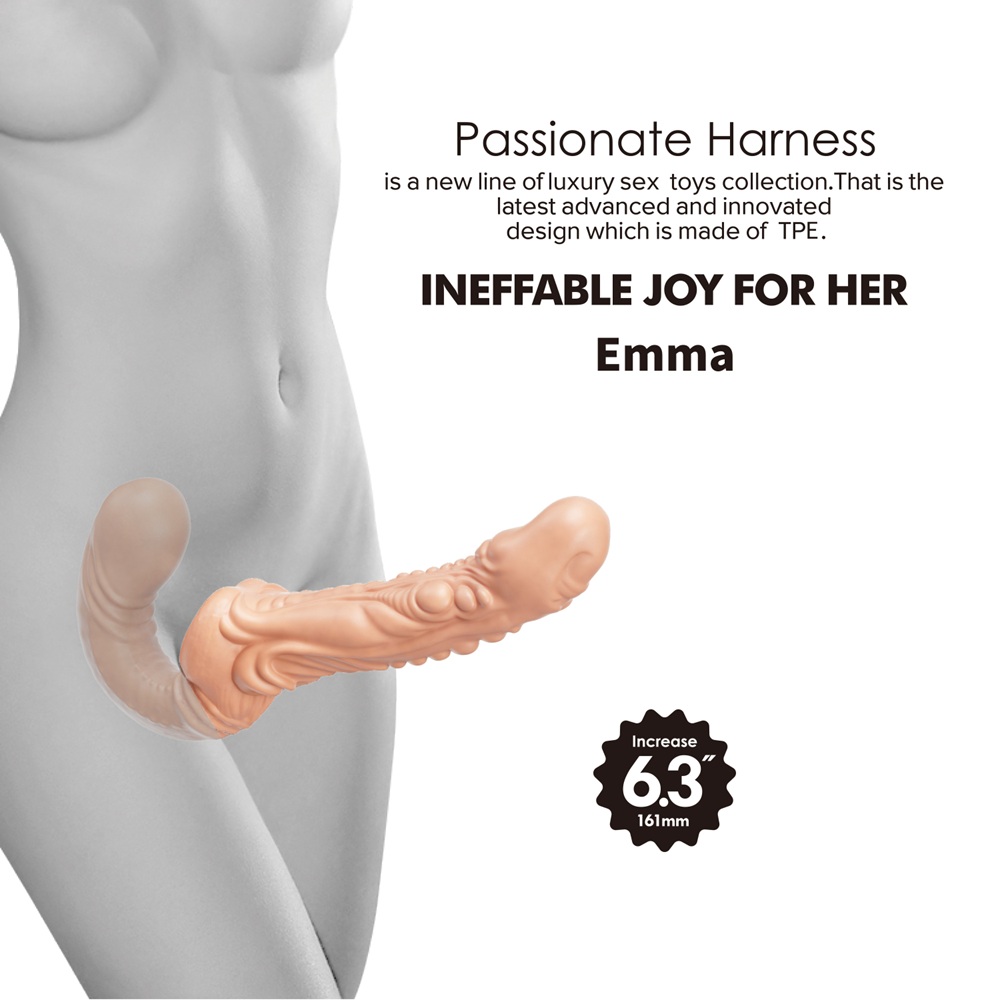 BAILE Emma strapless strap-on with soft texture - Image 2