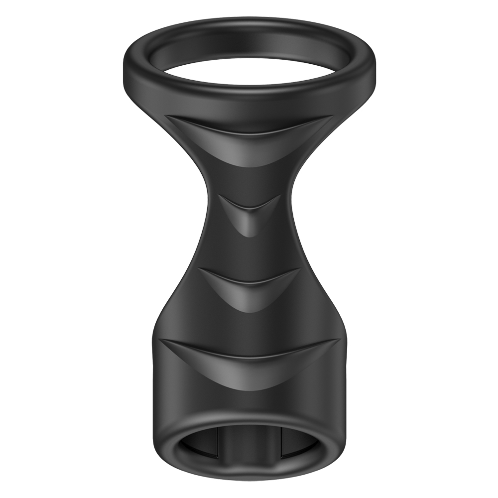 TOYBOY STEN-BOY Flexible Double Loop Textured Cock Ring - Image 6